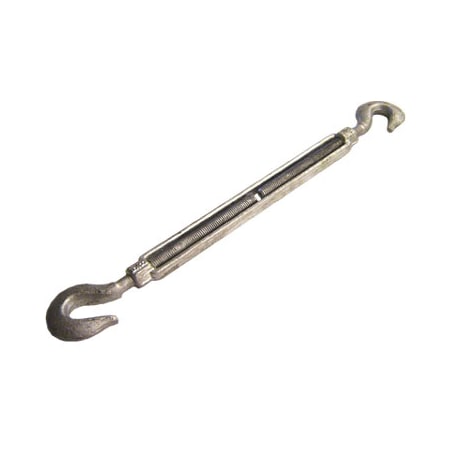 Galvanized Turnbuckle - Import - Hook & Hook - 3/4 X 18